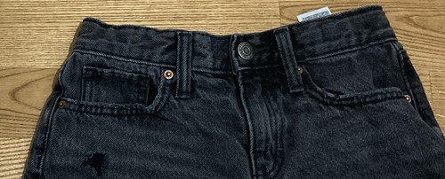 Girl's Joules & Old Navy Outfit size 8 & 9 - Striped Tank w/Black Jean Shorts - Picture 6 of 7