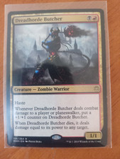 Dreadhorde Butcher Magic The Gathering Rare War Of The Spark 194 Zombie Warrior