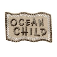 BüGelbild Applikation AufnäHer Patch Flicken Ocean Child 4,5 X 6,9 Cm