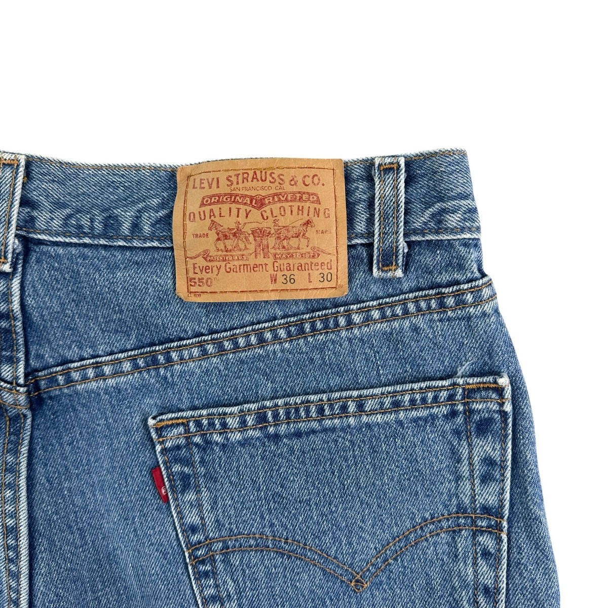 Vintage Levis Jeans Mens 36x30 Blue 550 Relaxed Straight Vintage Levis Jeans Mens 36x30 Blue 550 Relaxed Straight
