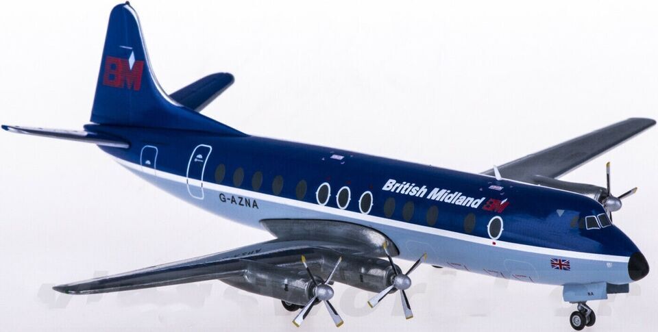 航空機・ヘリコプター Herpa 1/200 Vickers Viscount 800 1:200