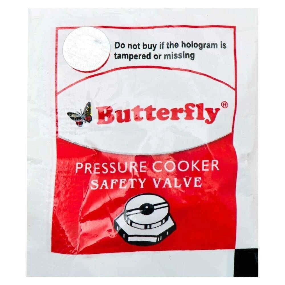 x 2 GENUINE Butterfly pressure cooker safety plug / Valve spare part