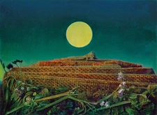 MAX ERNST Surrealism Art Poster or Rolled Canvas Print "The Entire City"