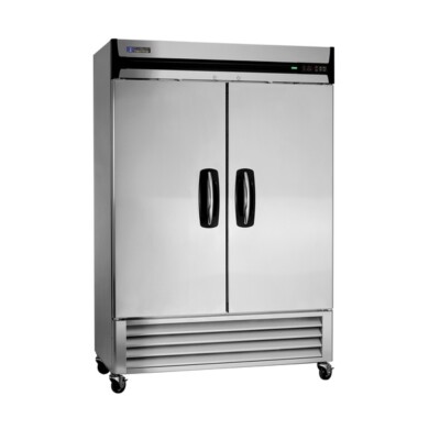 Master-Bilt MBR49-S 55.25'' Fusion 2 Solid Door All SS Refrigerator 3+2 yr Warran