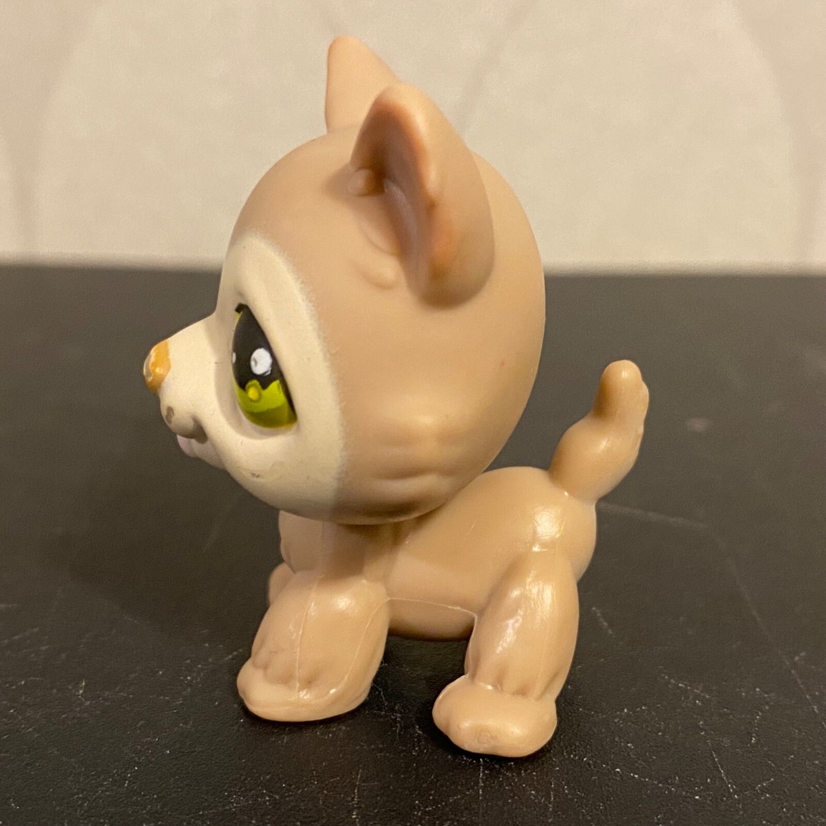 Littlest Pet Shop #358 Husky - Retired Light Brown Collector LPS Figure