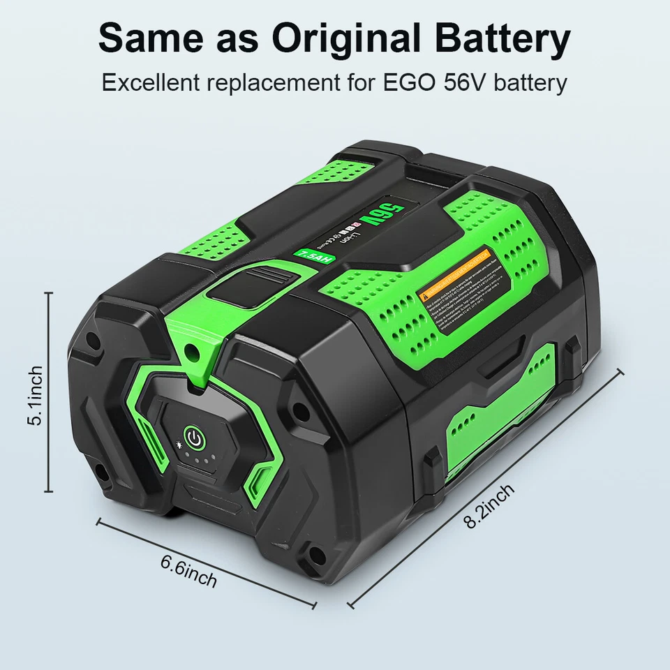 Batería Original EGO 56V 7.5Ah 56Voltios BA1400 POWER Litio BA2240 BA2800T Foto 3 de 4
