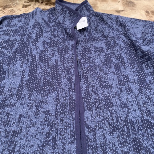 Pure Jill By J Jill Blue Cardigan Oversized SP NWT $149 - Picture 3 of 5