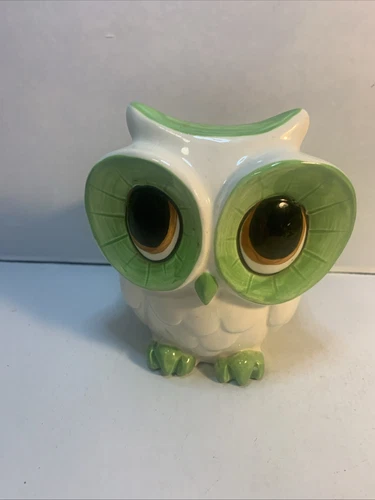 Country Store Products Owl Planter HUGE EYES  1970s Vintage  4 3/4"  Japan