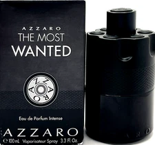 AZZARO THE MOST WANTED INTENSE EAU DE PARFUM SPRAY FOR MEN 3.38 Oz / 100 ml NEW!