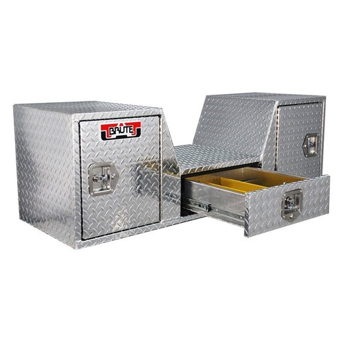 Unique Truck Accessories Brute Goose Neck Double Doors 5th Wheel Tool Box