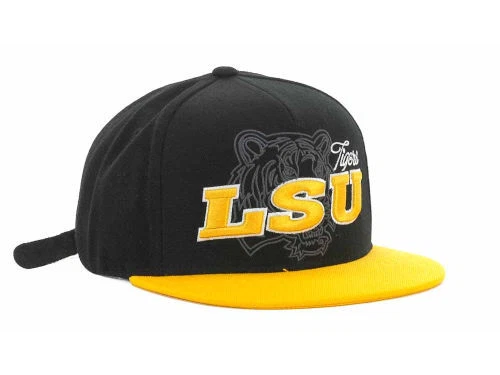Louisiana State LSU Tigers TOW Sublime NCAA College Correa Trasera Plana Bill Gorra Sombrero Foto 3 de 4