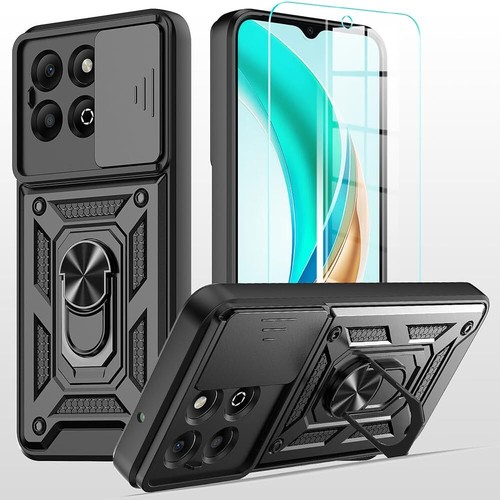 Case For Honor X6B TOUGH Ring ARMOUR Shockproof Stand Phone Cover & Screen Guard - 第 1/16 張圖片