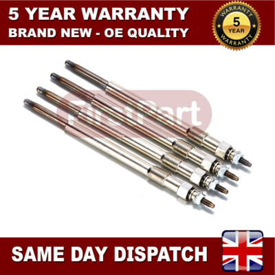 FirstPart 4x Diesel Heater Glow Plugs Fits Ford Transit (Mk7) 2.2 TDCI