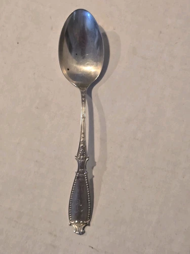 Antique Victorian Gorman Sterling Silver Teaspoon Bedford Pattern