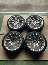 Jdm Bbs Rev 19-inch Wheels And Continental Tires 4-book Used No Tires