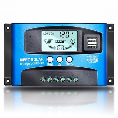 EpRec MPPT 100A 12V/24V Auto Focus Tracking Solar Panel Charge Controller Reg...