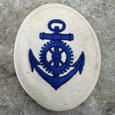 ORIGINAL WWII WW2 German Navy Kriegsmarine Engine Personnel NCO Rank Trade Badge