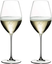 Riedel 6449/28 Set of 2 Drink Specific Glassware Veritas Champagne Glass, Clear
