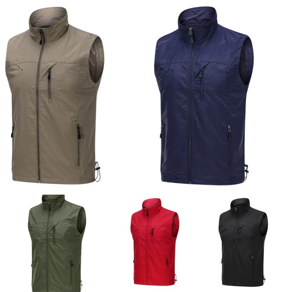 Outdoor Men Workwear Vest Multi Pockets Casual Hiking Vest Workwear Gilet
Opens in a new window or t