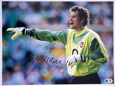 Jens Lehmann signed 16x12 Arsenal large photo A COA RACC Trusted Seller ACGCert