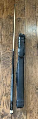 Cuetec Earl Strickland Pool Cue Black and Wood Warp Resist 58