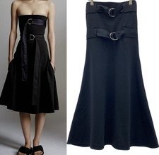 Celine Phoebe Philo 2014 Lookboook Belted Long Skirt / Dress