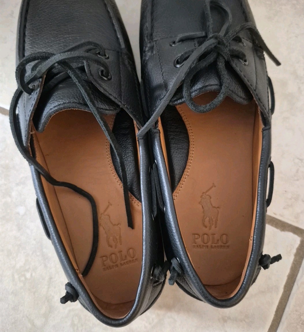 Polo Ralph Lauren レザーボートシューズ Polo Ralph Lauren Leather Boat Shoe | eBay