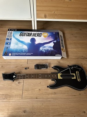 Guitar Hero PS3 Gitarre mit Dongle und OVP