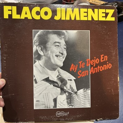 Flaco Jimenez - Ay Te Dejo En San Antonio. 1986 LP Accordian EX