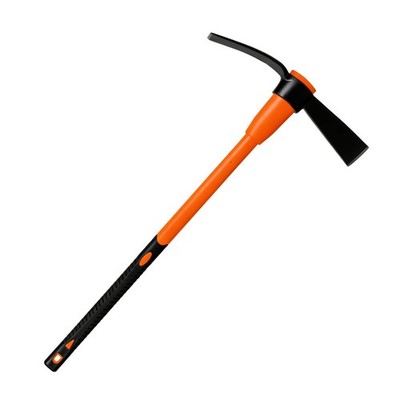 VNIMTI Pickaxe for Digging, Heavy Duty Pick Axe with Fiberglass Handle, 36