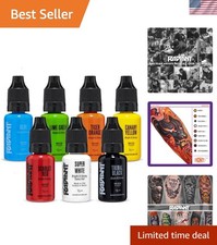 Tattoo Ink 7 Color 1/2oz Primary Set - Made in The