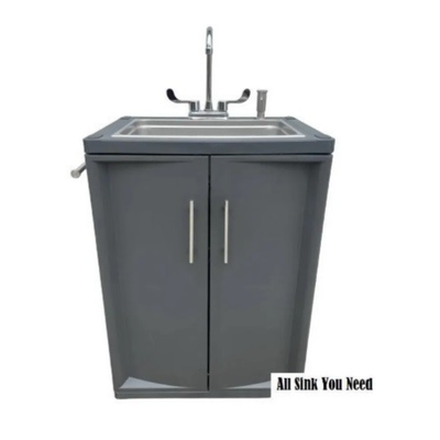 #ad #ad Portable Sink mobile Handwashing Self contained Hot amp; Cold Water. Hooks neck $898.00