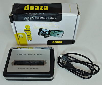 EZCAP USB Cassette Capture Converter MP3 Autoflip + The Drifters Cassette