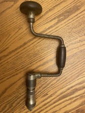 RARE Vintage Stanley SW Auger Hand Drill Collect 3 PAT DATES  New Britain CC USA
