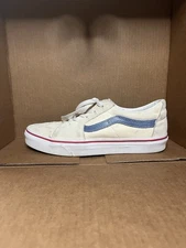 Vans Off the Wall Old Skool Men 8/Women 9.5 Ivory White Suede Skate Sneakers