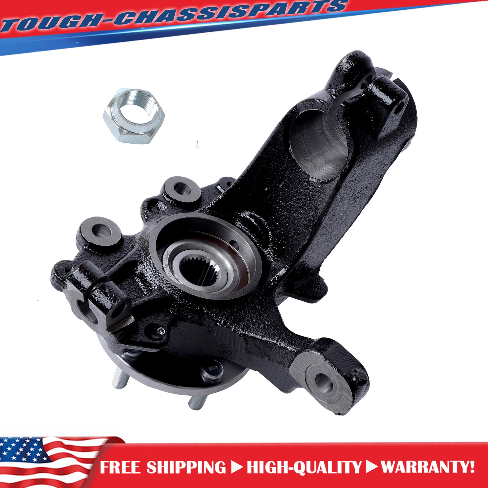CV6Z3K185A Front Right Steering Knuckle Assembly For Ford Focus 2012-18 2.0L New