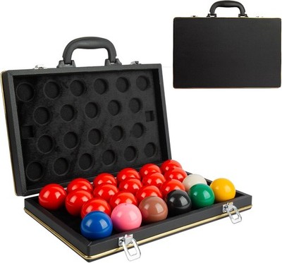 22-Piece Regulation Snooker Billiard Ball Set with Storage Case, 2-1/16 Inch