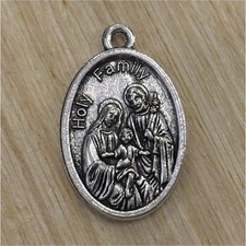 (10 medals) Holy Family Christian Medal, Bulk Catholic medals