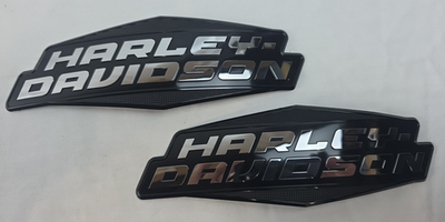HARLEY-DAVIDSON GENUINE TOURING GAS TANK EMBLEMS 14101942 14101943