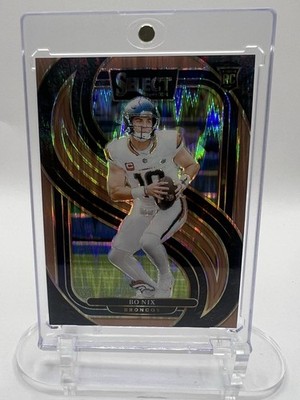  Panini Select 2024 Bo Nix Rookie Premier Level Copper Shock Prizm #117/299 