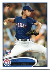 2012 Topps - Yu Darvish #660 Dark Blue Uniform (RC)