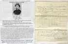 CIVIL WAR WIA GETTYSBURG MEADE COLONEL 34th 5th PA MASON HORSE DOCUMENT SIGNED