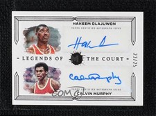 2023-24 Topps Motif 23/25 Hakeem Olajuwon Calvin Murphy #LDS-HC Auto HOF 7ba