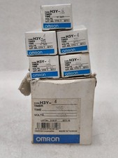 OMRON H3Y-4 TIMER TIMING 0.5S-30S VOLTAGE 380VAC PACK OF 5 PCS FAST SHIPPING
