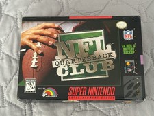 NFL Quarterback Club Snes Box Only Super Nintendo Original box