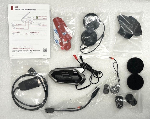 Sena 50R 3-Button Motorcycle Bluetooth Headset