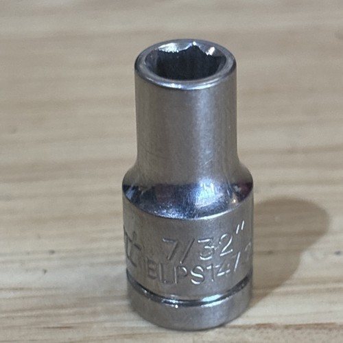 Blue Point 7/32" Shallow Socket 1/4" Drive 6 Point BLPS14732 - Picture 6 of 7