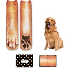 Dog Paw Socks Women Men - Dog Animal Paw Socks, Print 3D Christmas Gifts for ...