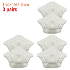 3Pair/6Pcs Insoles Patch Heel Pads for Sport Shoes Back Sticker Adjustable Size