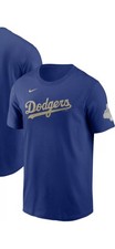 NWT Los Angeles Dodgers Gold Nike 2025 World Series Champions Shirt Large